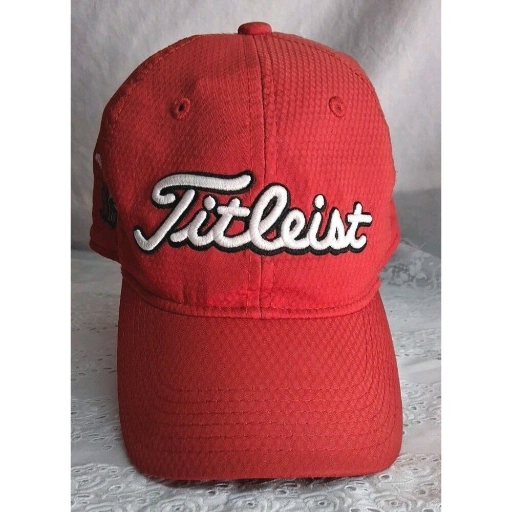 Titleist Tour Sport Mesh Fitted Golf Hat - Red Knights Adjustable